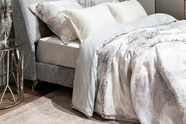 Пододеяльник Нувола принт тенсель серый 220*200 (TT-00011335)