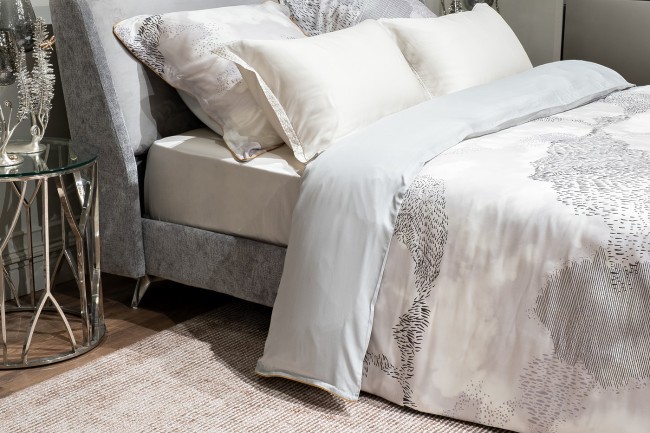 Пододеяльник Нувола принт тенсель серый 220*200 (TT-00011335)