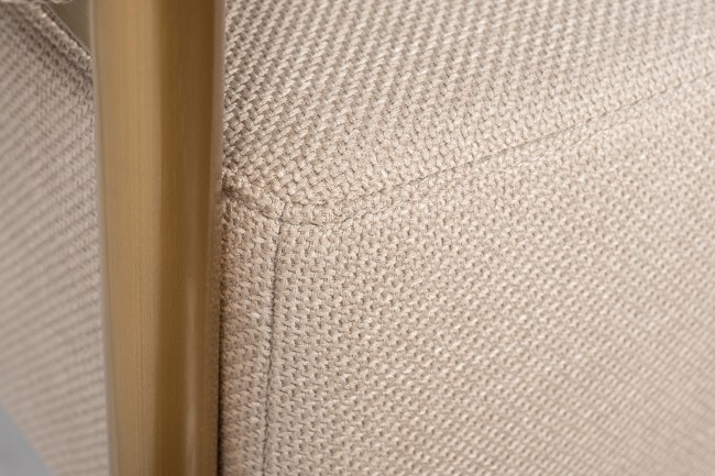 Кресло серое/матовое золото 95,5*82*77см (TT-00013474)