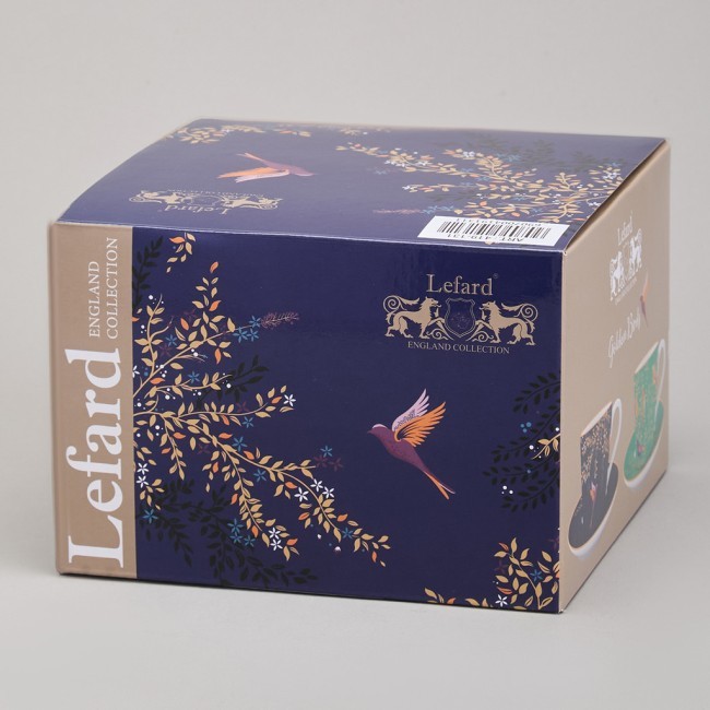 Чайный набор lefard "golden birds" на 2 пер. 4 пр. 220 мл Lefard (419-131) Чайный набор lefard "golden birds" на 2 пер. 4 пр. 220 мл Lefard (419-131)