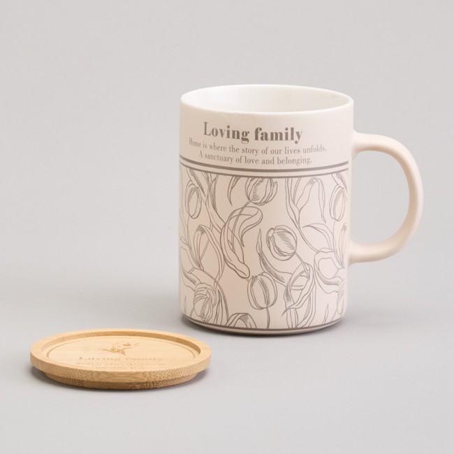 Кружка lefard 400мл с бамбуковой крышкой "sweet home" 8*10.9cm Lefard (756-479) Кружка lefard 400мл с бамбуковой крышкой "sweet home" 8*10.9cm Lefard (756-479)