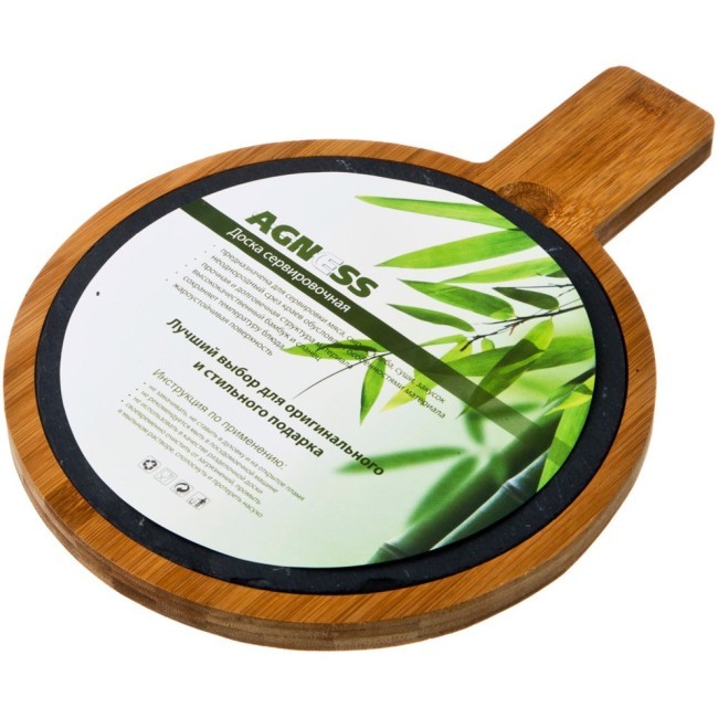 Доска  сервировочная agness 29,5*22*1,5 см Agness (897-061)