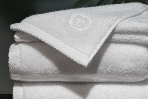 Полотенце Соло хлопок белое 50*90 (TT-00015163)