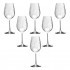 Набор бокалов для вина "waterfall" из 6 шт. 350 мл высота 22,5 см Bohemia Crystal (674-102)
