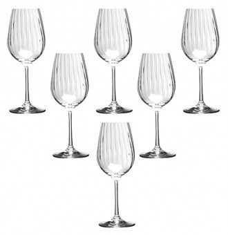 Набор бокалов для вина "Waterfall" 6 шт, 350 мл (TT-00008422)