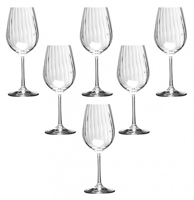 Набор бокалов для вина "Waterfall" 6 шт, 350 мл - TT-00008422