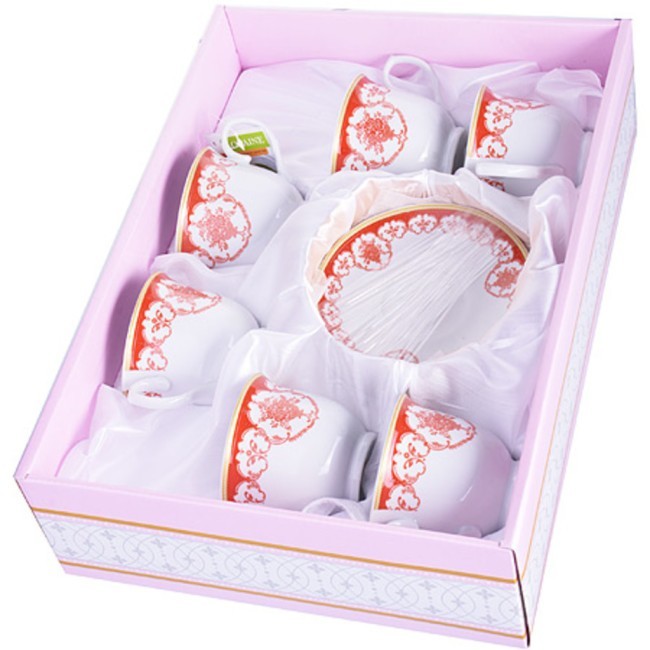 Чайный набор 12пр 220мл фарфор под/упLR (28583) Чайный набор 12пр 220мл фарфор под/упLR (28583)