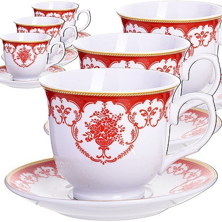 Чайный набор 12пр 220мл фарфор под/упLR (28583) Чайный набор 12пр 220мл фарфор под/упLR (28583)