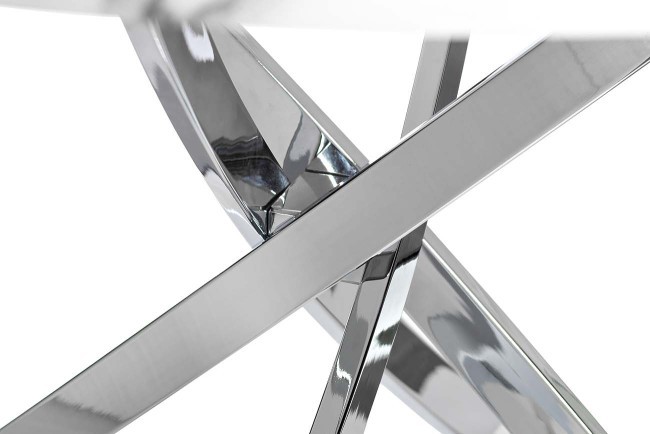 Стол обеденный круглый d110*76см ножки хром (TT-00010570)