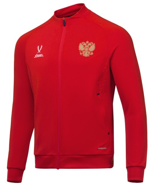 Джемпер тренировочный на молнии JOGEL NATIONAL PerFormDRY Training FZ Jacket, красный (2110441)