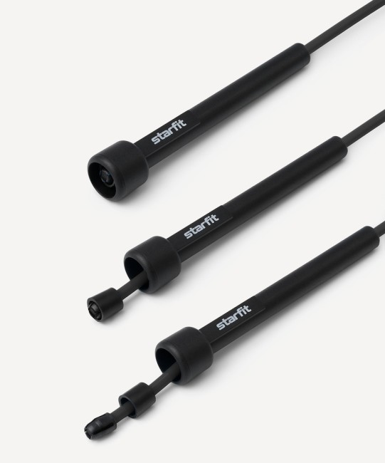 Скакалка STARFIT RP-101, 3 м, черный (2103793)