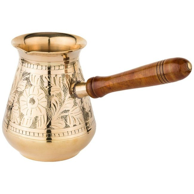 Турка резная "graving" 600мл. латунь Lefard (733-115)