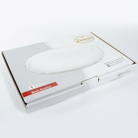 Блюдо сервировочное для подачи керамика 43х30,5х4 LR (90076-402L) Блюдо сервировочное для подачи керамика 43х30,5х4 LR (90076-402L)