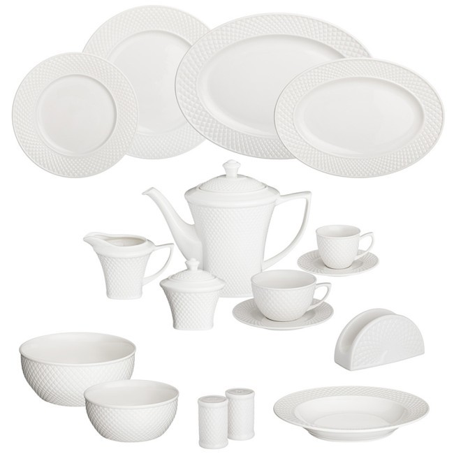 Сервиз чайно-столовый lefard "диаманд" на 12 пер. 101 пр. Lefard (359-322) Сервиз чайно-столовый lefard "диаманд" на 12 пер. 101 пр. Lefard (359-322)