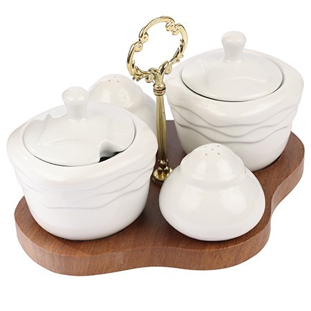 Набор для специй 5пр керамика LR (90028-301)