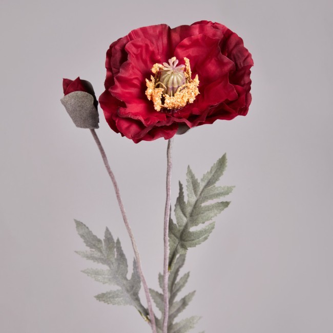 Цветок искусственный "мак" высота=72см. Lefard (287-572)