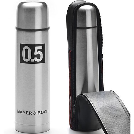Термос 500мл нерж/сталь чехол-сумка Mayer&Boch (27611) Термос 500мл нерж/сталь чехол-сумка Mayer&Boch (27611)
