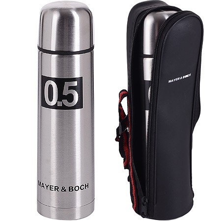 Термос 500мл нерж/сталь чехол-сумка Mayer&Boch (27611) Термос 500мл нерж/сталь чехол-сумка Mayer&Boch (27611)