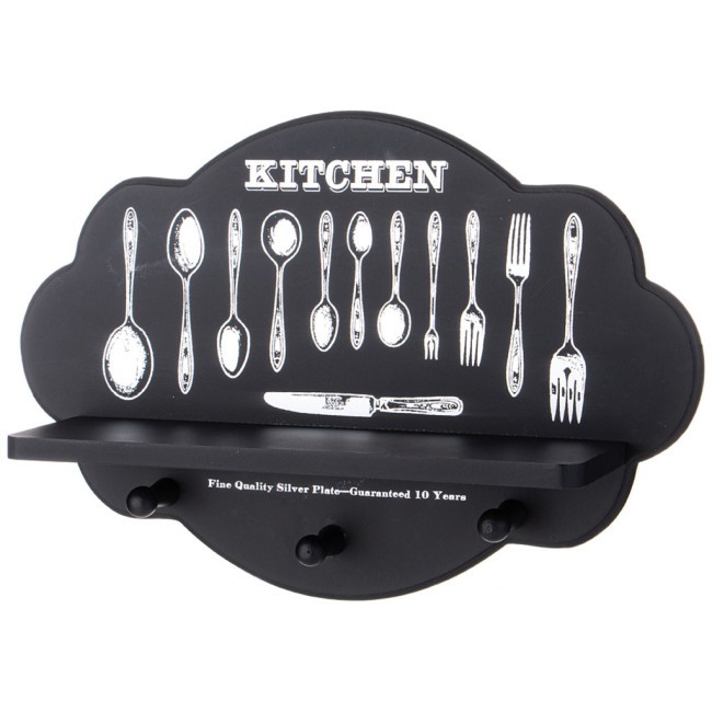 Вешалка для кухни с крючками 39,5*27*10 см Lefard (129-505)