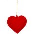 Набор декоративных изделий "сердечки велюр" из 2-х шт. 7*6 см цвет:красный (мал-36 наб./кор=288 наб. Lefard (866-121)