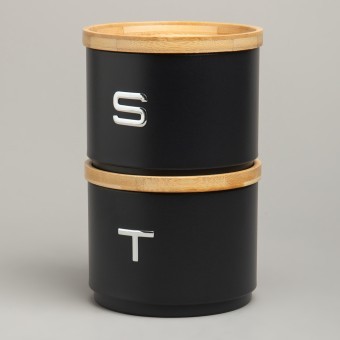 Набор банок agness для сыпучих, 11х16 см, штабелируемые Agness (790-389)