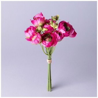 Букет искусственных цветов "ранункулюс" высота= 27см Lefard (287-524)