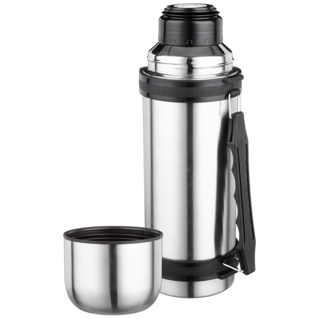 Термос agness универсальный 1000 мл крышка-чашка, винтовая пробка, узкое горло, колба нжс Agness (910-047)