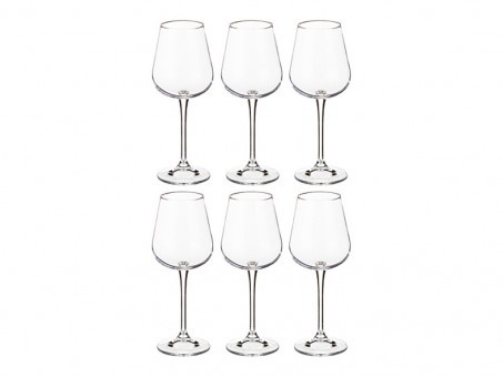 Набор бокалов для вина из 6 шт. "amundsen/ardea" 330 мл высота=22 см CRYSTALITE (669-177)