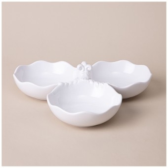 Менажница 3 секции 24х24х7 см Lefard (763-096) Менажница 3 секции 24х24х7 см Lefard (763-096)