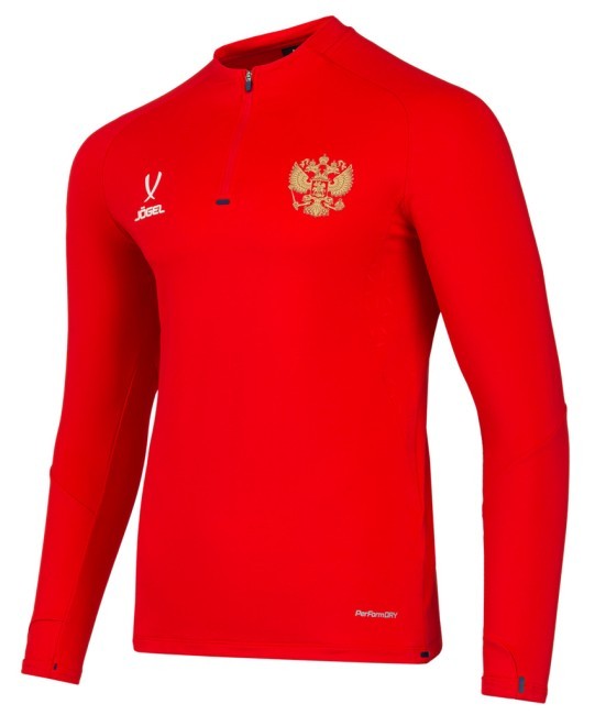 Джемпер тренировочный JOGEL NATIONAL PerFormDRY Training Zip Top, красный (2110415) Джемпер тренировочный JOGEL NATIONAL PerFormDRY Training Zip Top, красный (2110415)