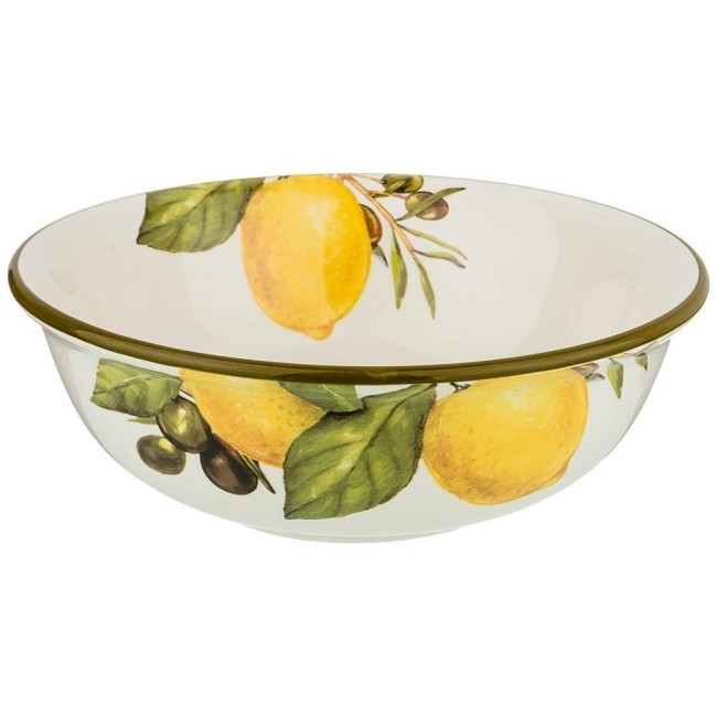 Салатник agness "лемон три" 21,5*7,5 см 1350 мл Agness (358-1590)