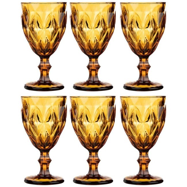 Набор бокалов для вина "ромбо" 6шт. серия "muza color" 320мл. / в=17 см. Lefard (781-149) Набор бокалов для вина "ромбо" 6шт. серия "muza color" 320мл. / в=17 см. Lefard (781-149)