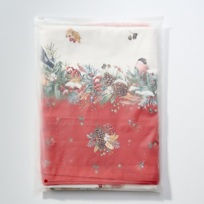 Скатерть "морозко.снегири" 140х300см ,красный, 100% хлопок,твил пропитка Lefard (850-745-25) Скатерть "морозко.снегири" 140х300см ,красный, 100% хлопок,твил пропитка Lefard (850-745-25)