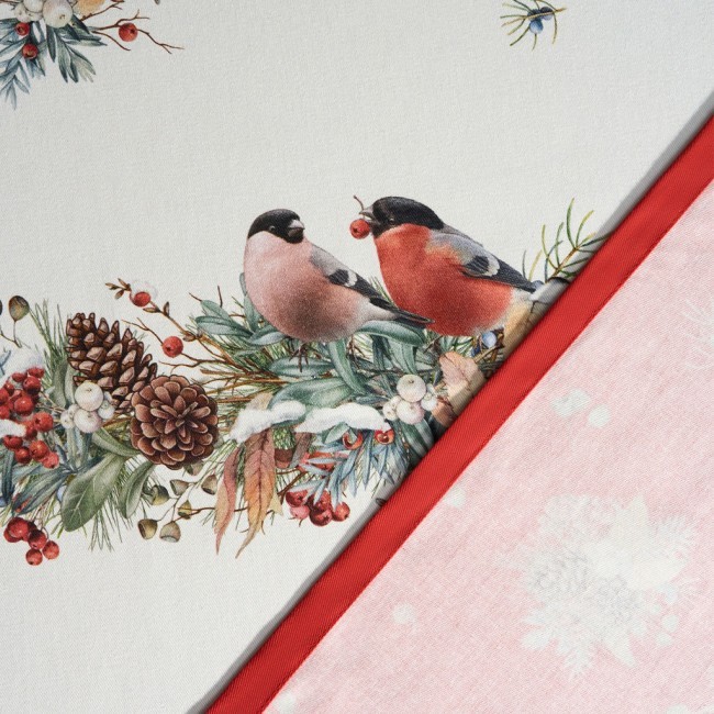 Скатерть "морозко.снегири" 140х300см ,красный, 100% хлопок,твил пропитка Lefard (850-745-25) Скатерть "морозко.снегири" 140х300см ,красный, 100% хлопок,твил пропитка Lefard (850-745-25)