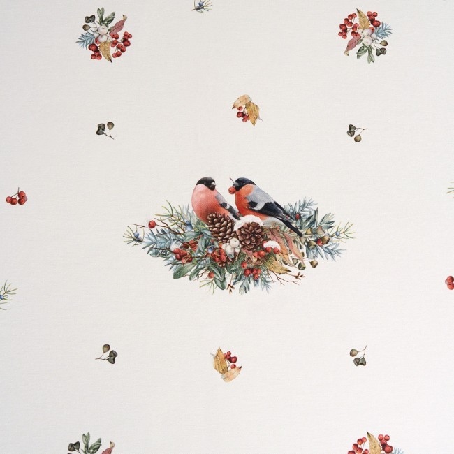 Скатерть "морозко.снегири" 140х300см ,красный, 100% хлопок,твил пропитка Lefard (850-745-25) Скатерть "морозко.снегири" 140х300см ,красный, 100% хлопок,твил пропитка Lefard (850-745-25)