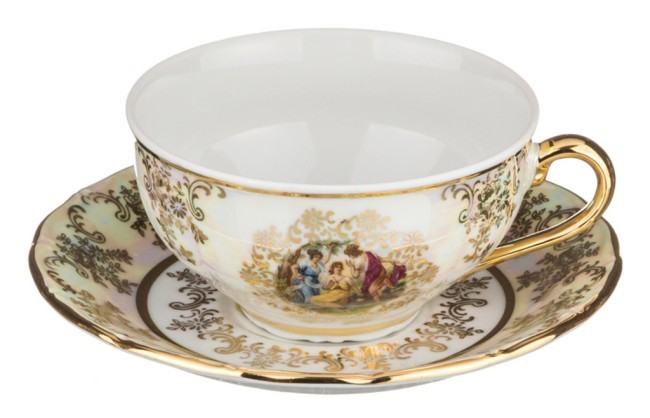 Чайный сервиз на 6 персон 15 пр."мадонна" 1500/200/350/450 мл. G.Benedikt. (662-558) Чайный сервиз на 6 персон 15 пр."мадонна" 1500/200/350/450 мл. G.Benedikt. (662-558)