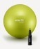 БЕЗ УПАКОВКИ Фитбол STARFIT GB-111 антивзрыв, 1200 гр, с ручным насосом, лаймовый, 75 см (2118380)