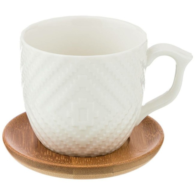 Кофейный набор lefard "native" на 6 пер. 12пр. 150 мл на подставке 34,5*20*8 см Lefard (587-137)