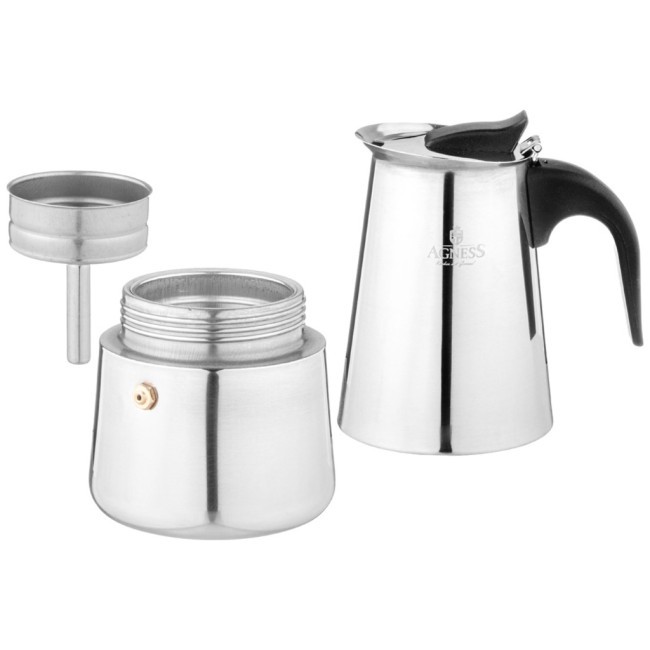 Кофеварка гейзерная "монблан", 300 мл на 6 чашек Agness (944-010)