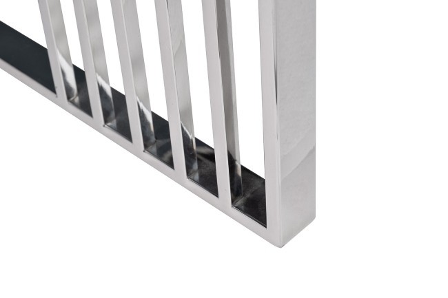 Стол журнальный черн.стекло/серебро 55*55*55 см (TT-00012315)