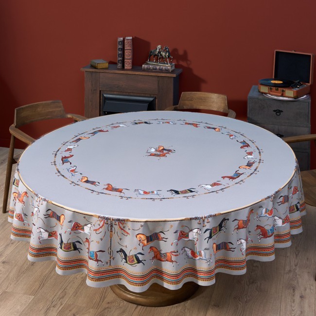 Скатерть круглая "passage" ,d220см, 100% хлопок,твил c пропиткой, серый Lefard (850-761-26) Скатерть круглая "passage" ,d220см, 100% хлопок,твил c пропиткой, серый Lefard (850-761-26)