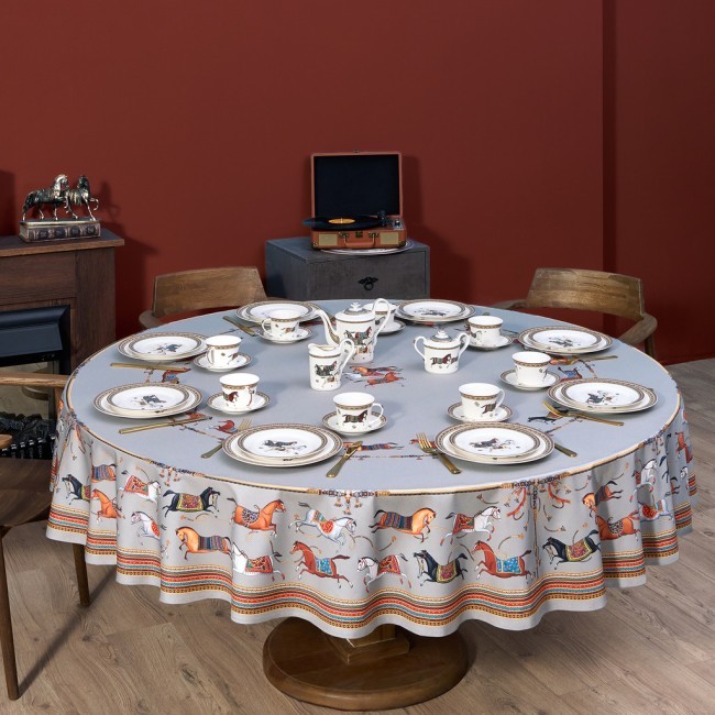 Скатерть круглая "passage" ,d220см, 100% хлопок,твил c пропиткой, серый Lefard (850-761-26) Скатерть круглая "passage" ,d220см, 100% хлопок,твил c пропиткой, серый Lefard (850-761-26)