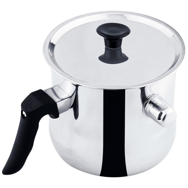 Молоковарка agness "midnight" 2 л.со свистком и крышкой, нжс Agness (907-051) Молоковарка agness "midnight" 2 л.со свистком и крышкой, нжс Agness (907-051)