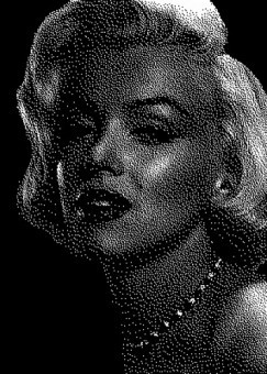 Картина Мадонна с кристаллами Swarovski (2423)