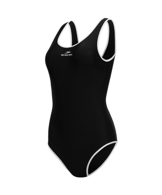 Купальник для плавания 25DEGREES Edge Black/White, полиамид, подростковый (2126243)