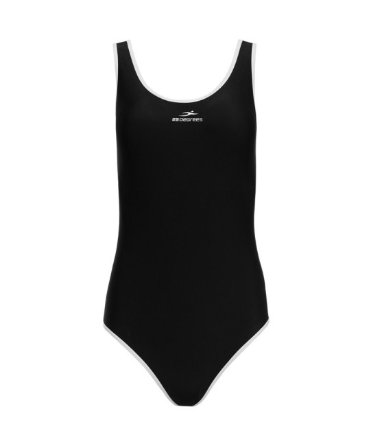 Купальник для плавания 25DEGREES Edge Black/White, полиамид, подростковый (2126243)