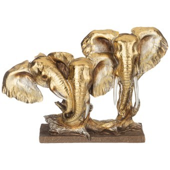 Фигурка декоративная "слоны" 34х11,2х22,2см Lefard (146-1862)