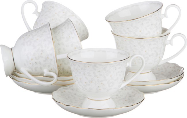 Чайный набор на 6 персон 12 пр. "вивьен" 270 мл высота=9 см Lefard (264-502) Чайный набор на 6 персон 12 пр. "вивьен" 270 мл высота=9 см Lefard (264-502)