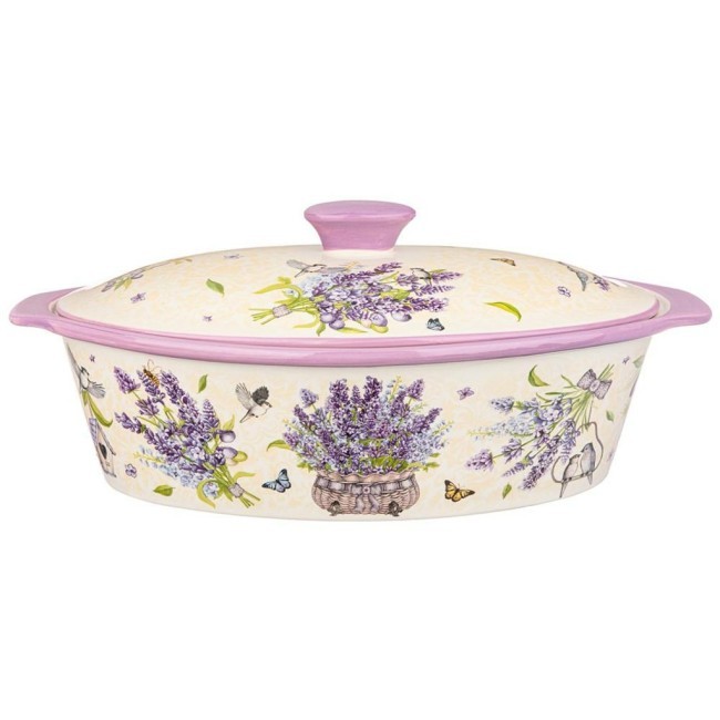 Форма для запекания с крышкой lefard "лаванда" овальная 3,2 л 37,5х22х15,5см Lefard (536-254) Форма для запекания с крышкой lefard "лаванда" овальная 3,2 л 37,5х22х15,5см Lefard (536-254)