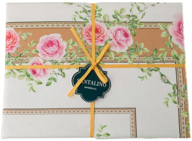 Скатерть "гарден" 140*180 см., песочная, 100% хлопок, твил SANTALINO (850-701-22)